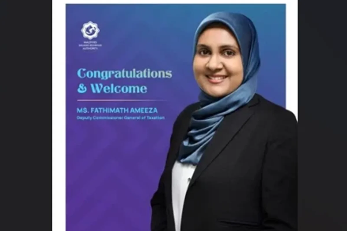 ކޮމިޝަނަރު ޖެނެރަލް އޮފް ޓެކްސޭޝަންގެ މަގާމަށް ފާތިމަތު އަމީޒާ އައްޔަންކުރައްވައިފި