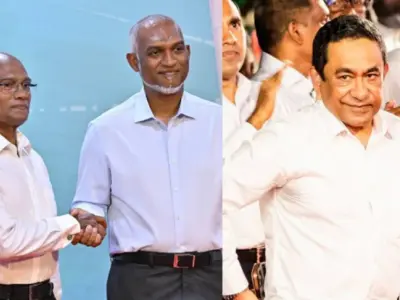 މުއިއްޒު ބުނާ މީހަކު ހޮވުމަކީ ރައީސް އޮފީހުގައި ގަރުދިޔަ މިނިސްޓަރު ކައިރީގައި މަސައްކަތްކުރާ ޑެސްކެއް ގާއިމުކުރުން: ރައީސް ޔާމީން