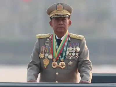 މިޔަންމާގެ ވަގުތީ ރައީސްކަމުގެ މަގާމާ ސިފައިންގެ ވެރިޔާ މިން އަންގް ހިލައިންގް ހަވާލުވެވަޑައިގެންފި