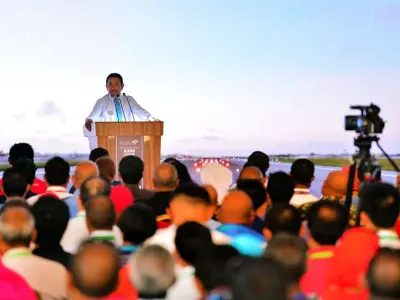 ގެއްލުމާ އެކުވެސް ޖީއެމްއާރު އަތުން އެއާޕޯޓު އަތުލީ ސެލްފް ރިލަޔަންސަށް: ރައީސް ޔާމީން